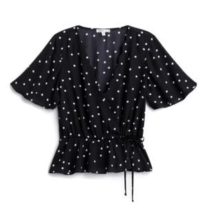 Polka dot blouse